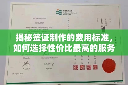 太和揭秘签证制作的费用标准，如何选择性价比最高的服务？