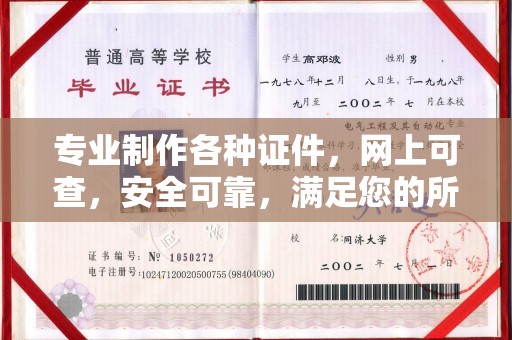 泰来专业制作各种证件，网上可查，安全可靠，满足您的所有需求